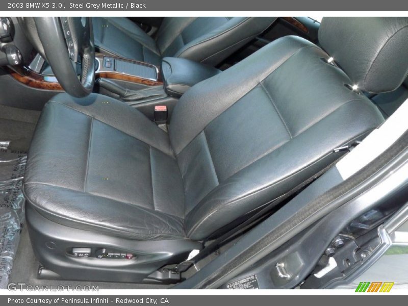 Steel Grey Metallic / Black 2003 BMW X5 3.0i