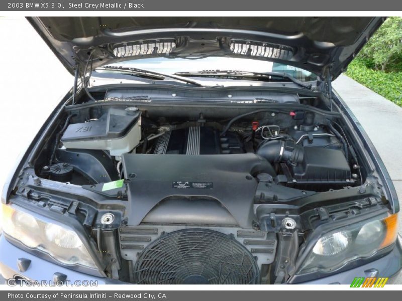 Steel Grey Metallic / Black 2003 BMW X5 3.0i