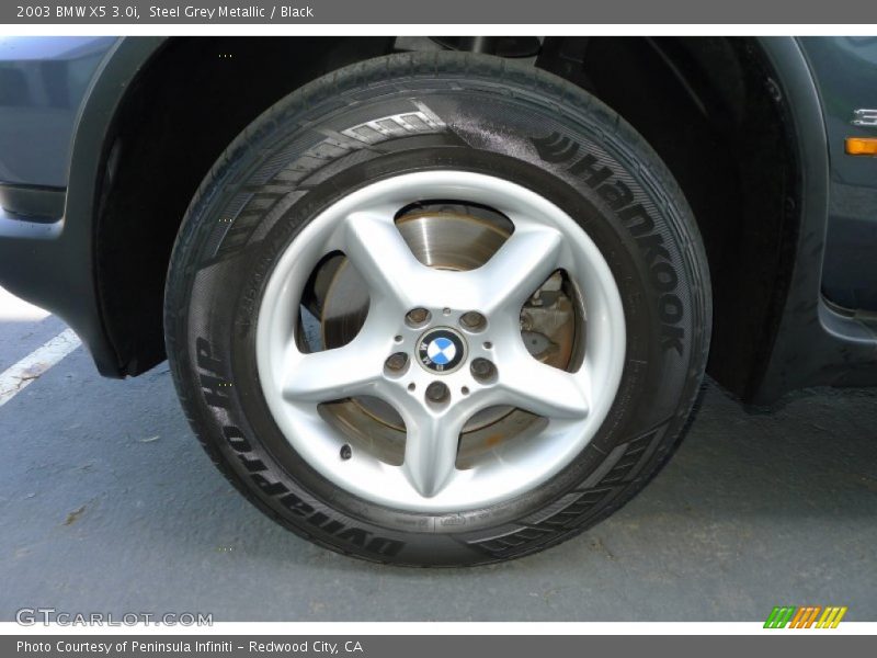 Steel Grey Metallic / Black 2003 BMW X5 3.0i