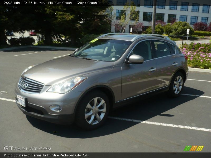 Platinum Graphite Gray / Graphite 2008 Infiniti EX 35 Journey