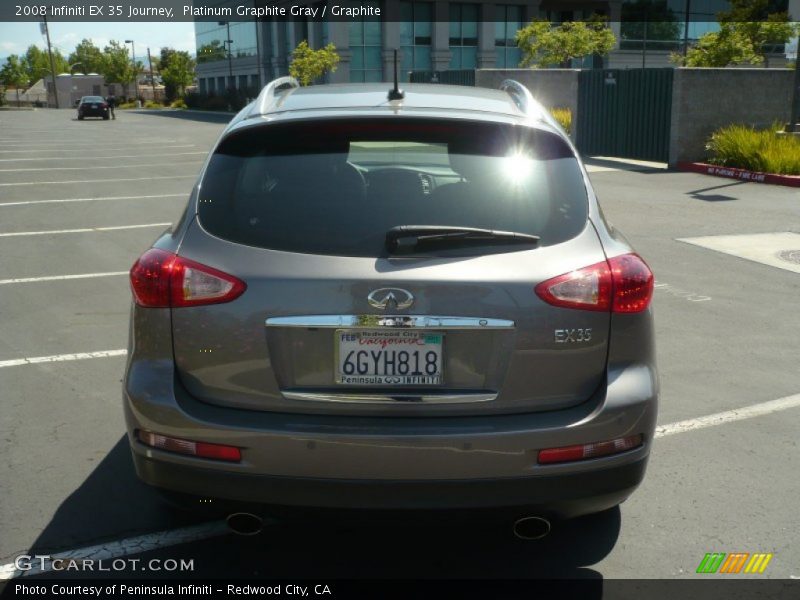 Platinum Graphite Gray / Graphite 2008 Infiniti EX 35 Journey