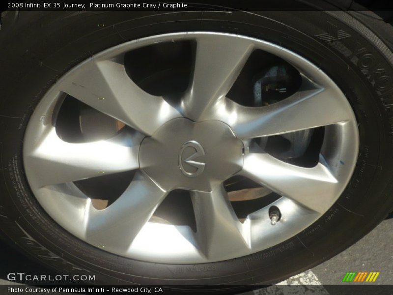 Platinum Graphite Gray / Graphite 2008 Infiniti EX 35 Journey