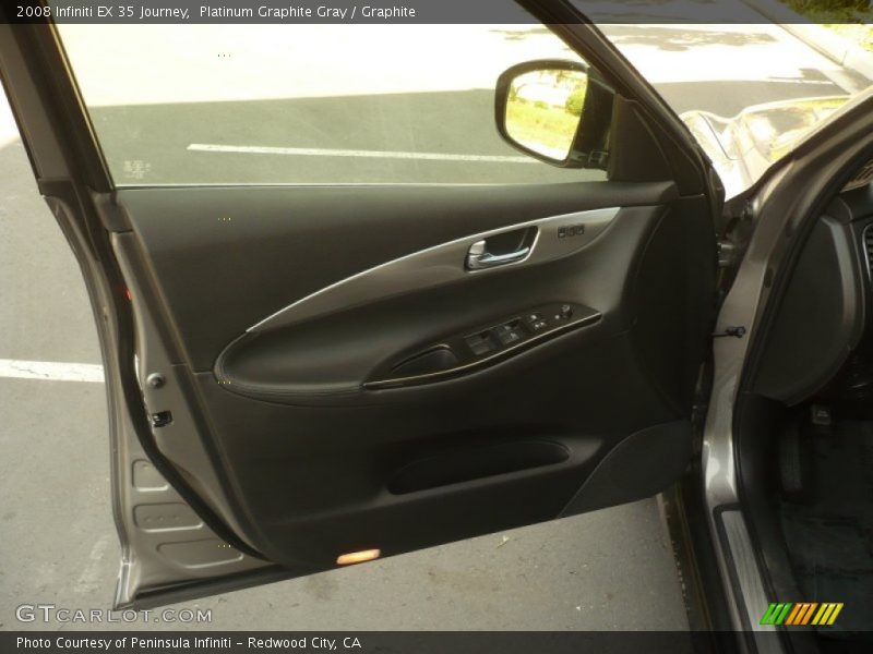 Platinum Graphite Gray / Graphite 2008 Infiniti EX 35 Journey