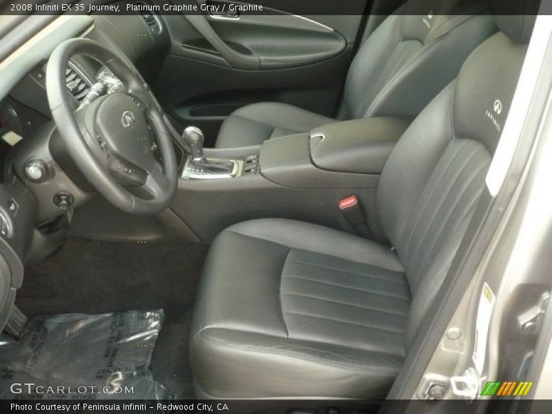 Platinum Graphite Gray / Graphite 2008 Infiniti EX 35 Journey