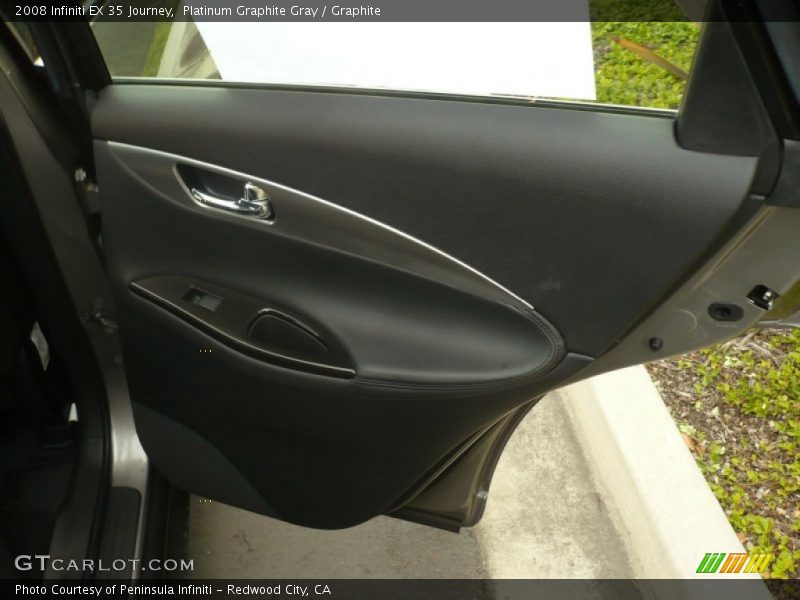 Platinum Graphite Gray / Graphite 2008 Infiniti EX 35 Journey