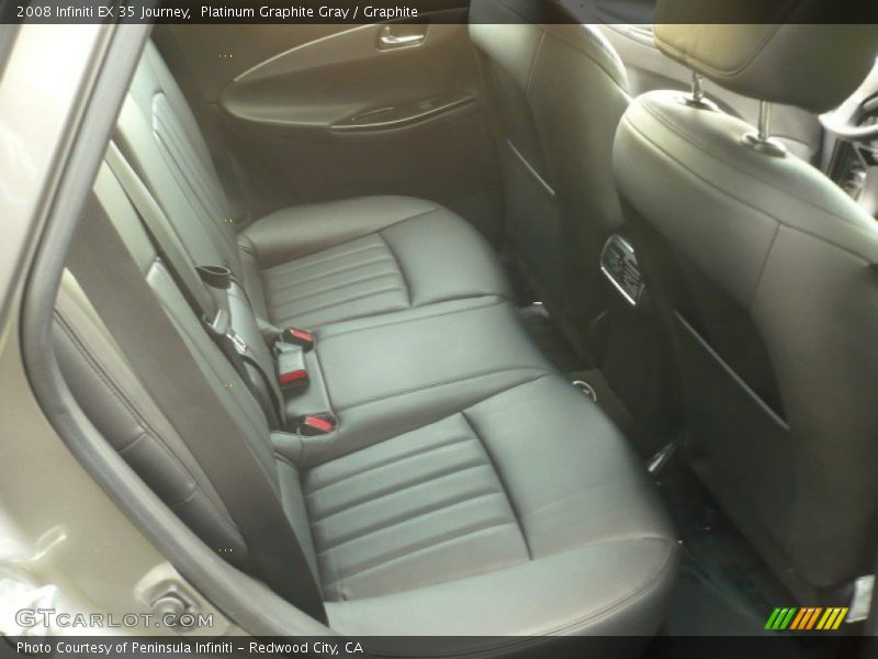 Platinum Graphite Gray / Graphite 2008 Infiniti EX 35 Journey