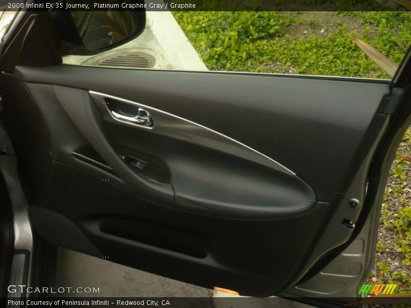 Platinum Graphite Gray / Graphite 2008 Infiniti EX 35 Journey