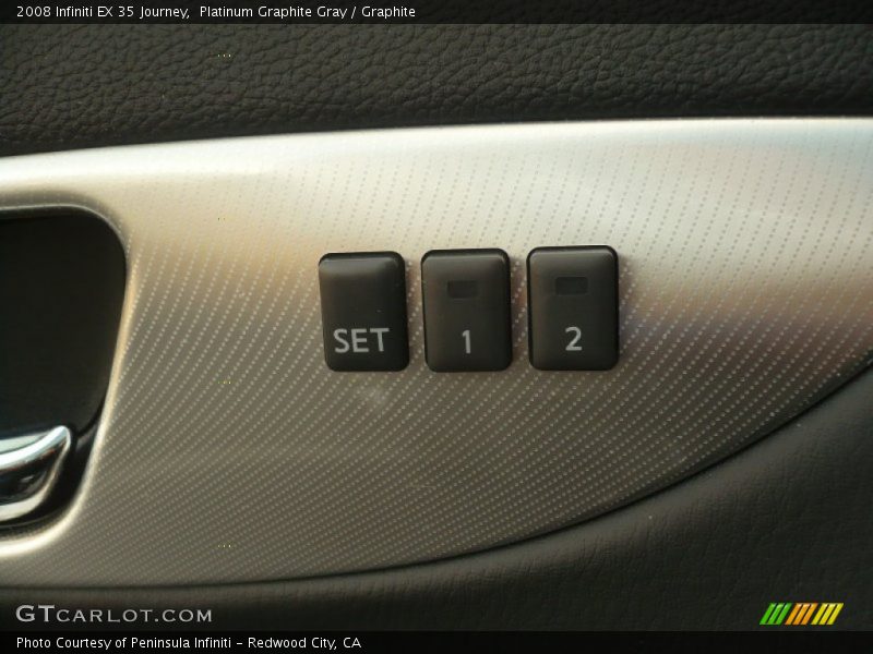 Platinum Graphite Gray / Graphite 2008 Infiniti EX 35 Journey