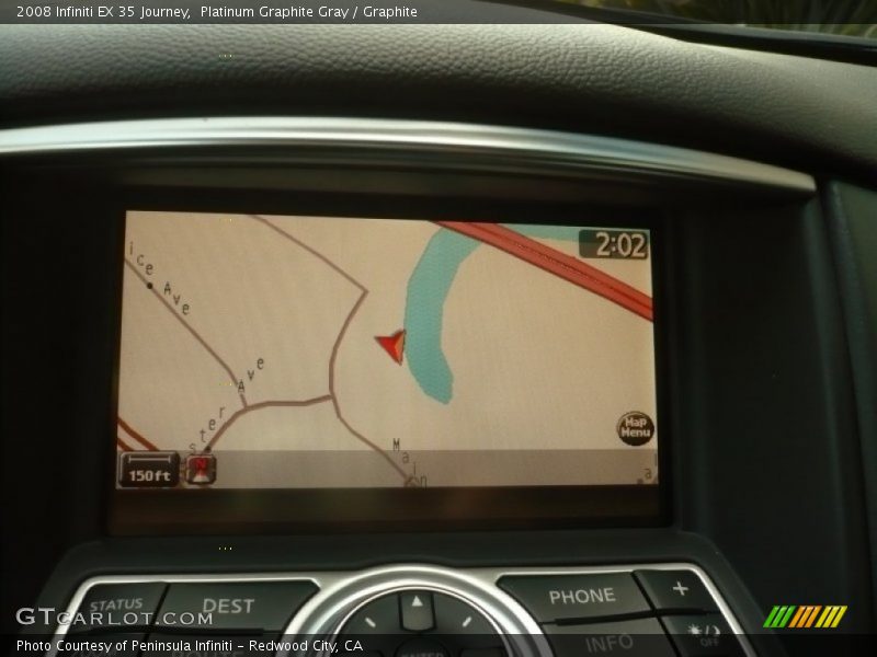 Platinum Graphite Gray / Graphite 2008 Infiniti EX 35 Journey