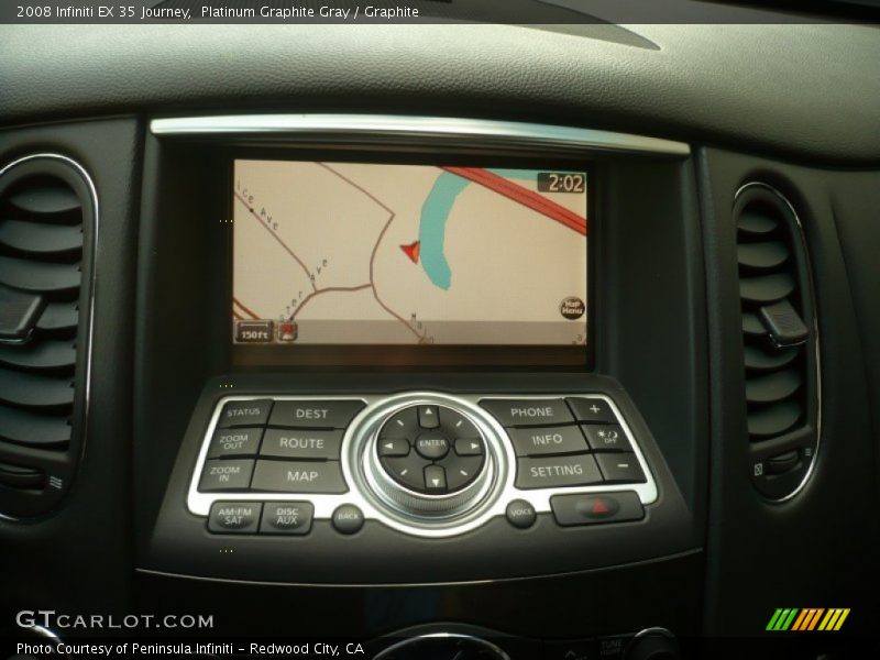 Platinum Graphite Gray / Graphite 2008 Infiniti EX 35 Journey