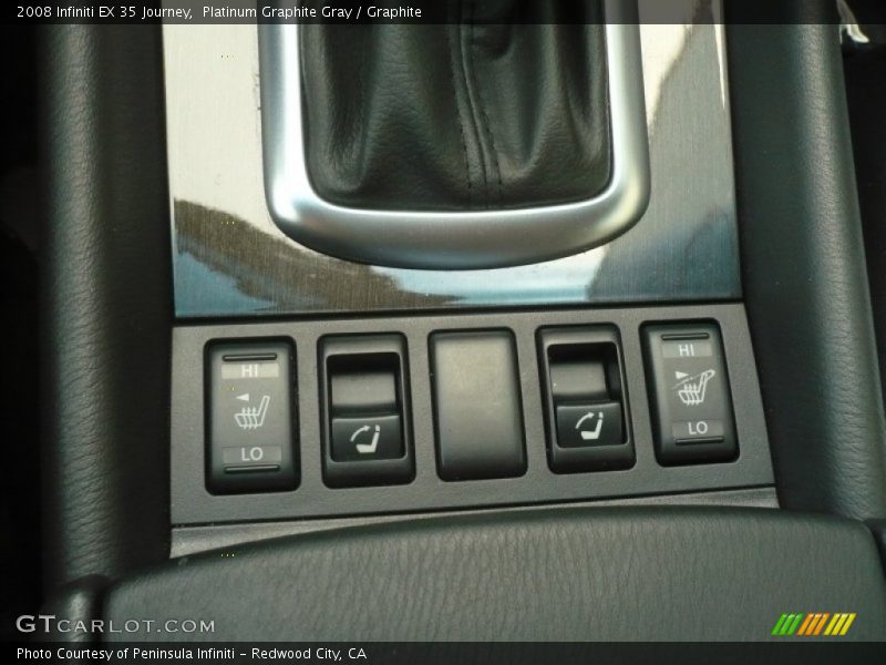 Platinum Graphite Gray / Graphite 2008 Infiniti EX 35 Journey