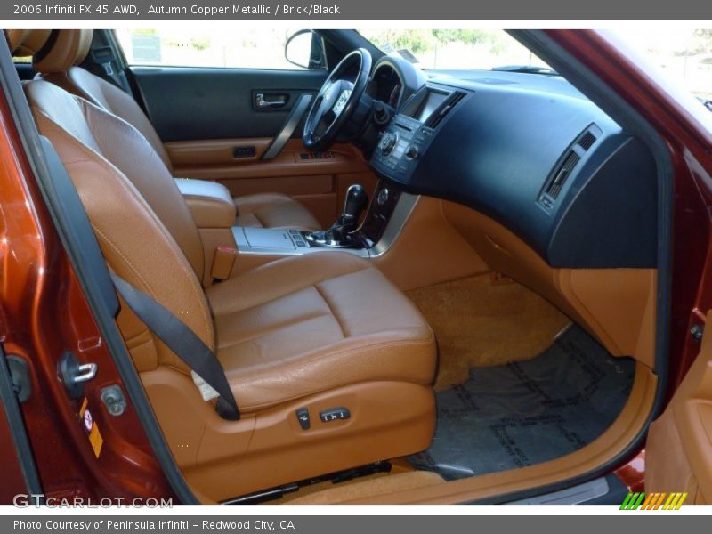 Autumn Copper Metallic / Brick/Black 2006 Infiniti FX 45 AWD