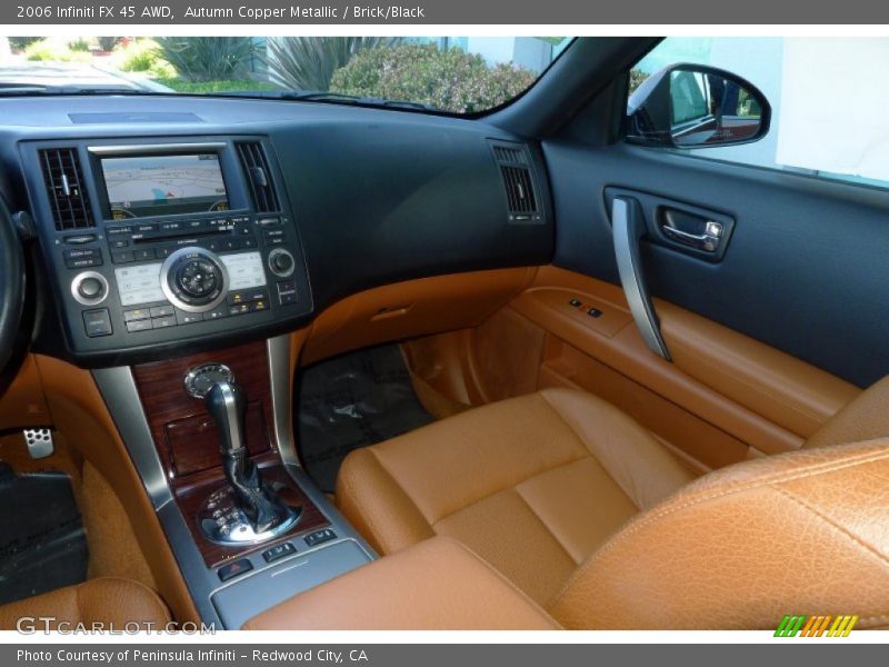 Autumn Copper Metallic / Brick/Black 2006 Infiniti FX 45 AWD