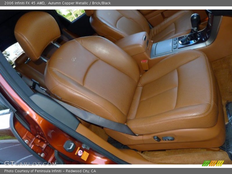 Autumn Copper Metallic / Brick/Black 2006 Infiniti FX 45 AWD