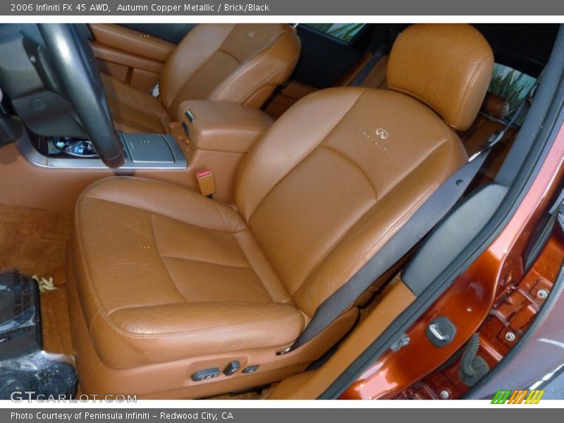 Autumn Copper Metallic / Brick/Black 2006 Infiniti FX 45 AWD