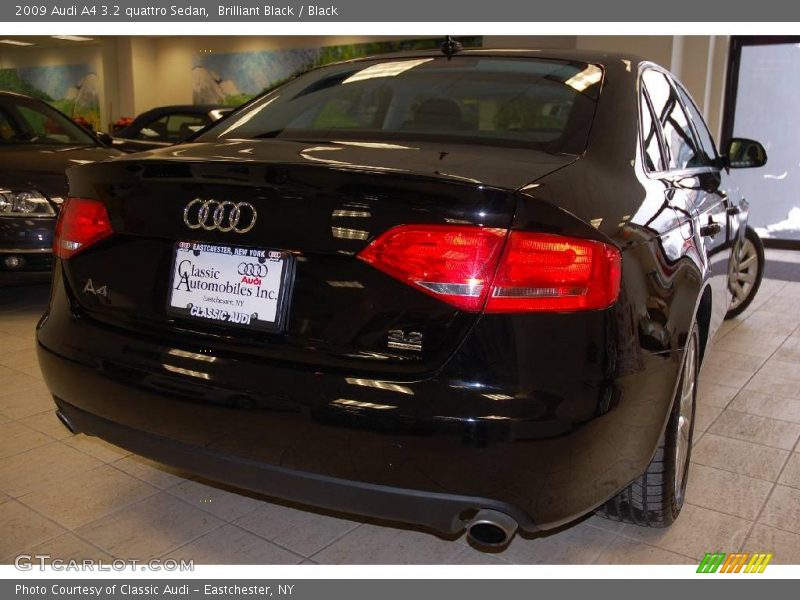 Brilliant Black / Black 2009 Audi A4 3.2 quattro Sedan