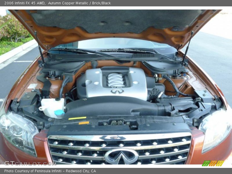 Autumn Copper Metallic / Brick/Black 2006 Infiniti FX 45 AWD