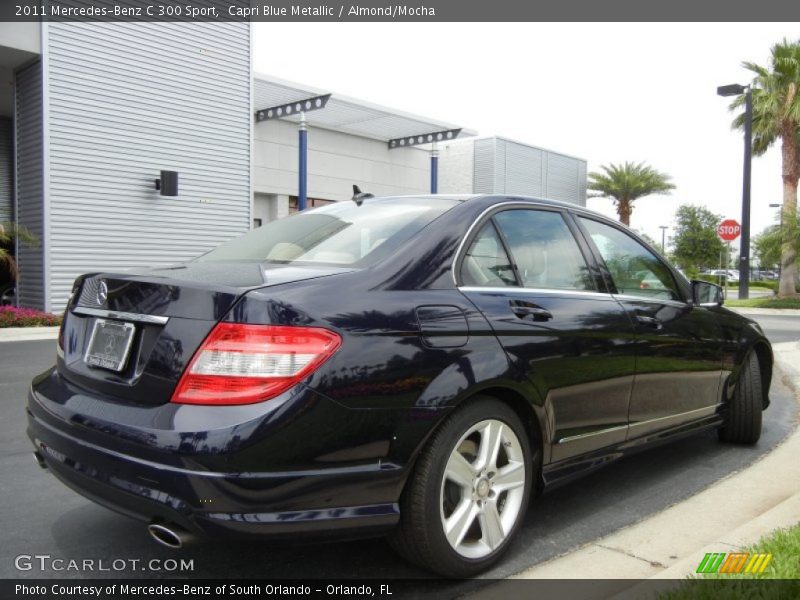 Capri Blue Metallic / Almond/Mocha 2011 Mercedes-Benz C 300 Sport