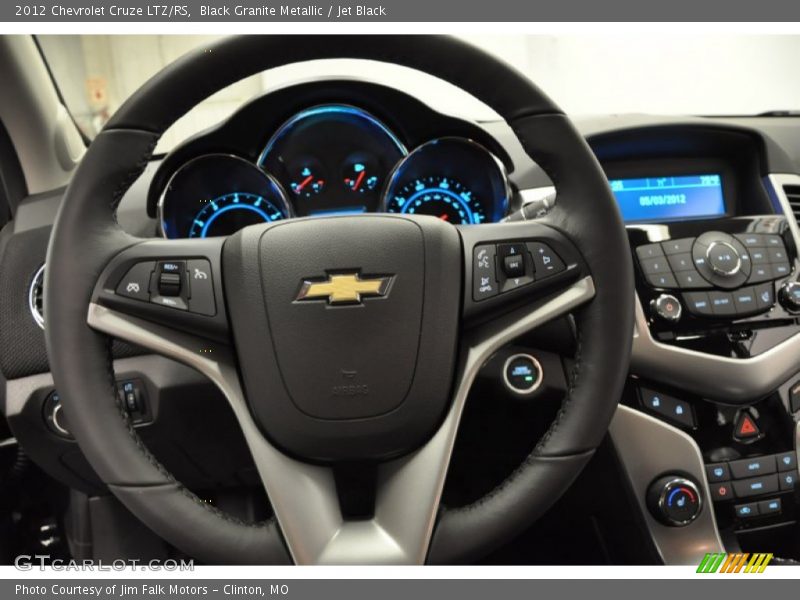 Black Granite Metallic / Jet Black 2012 Chevrolet Cruze LTZ/RS