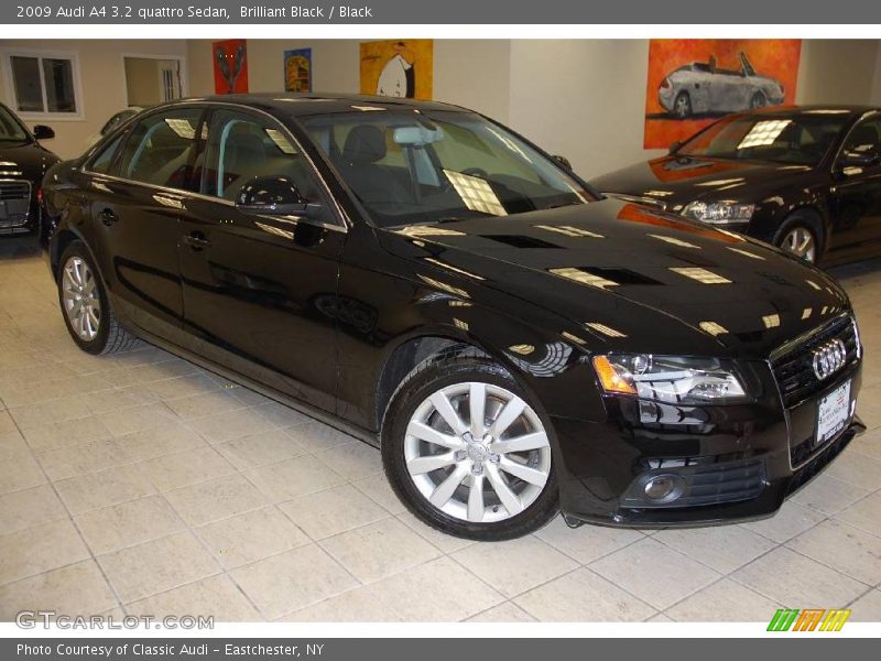 Brilliant Black / Black 2009 Audi A4 3.2 quattro Sedan