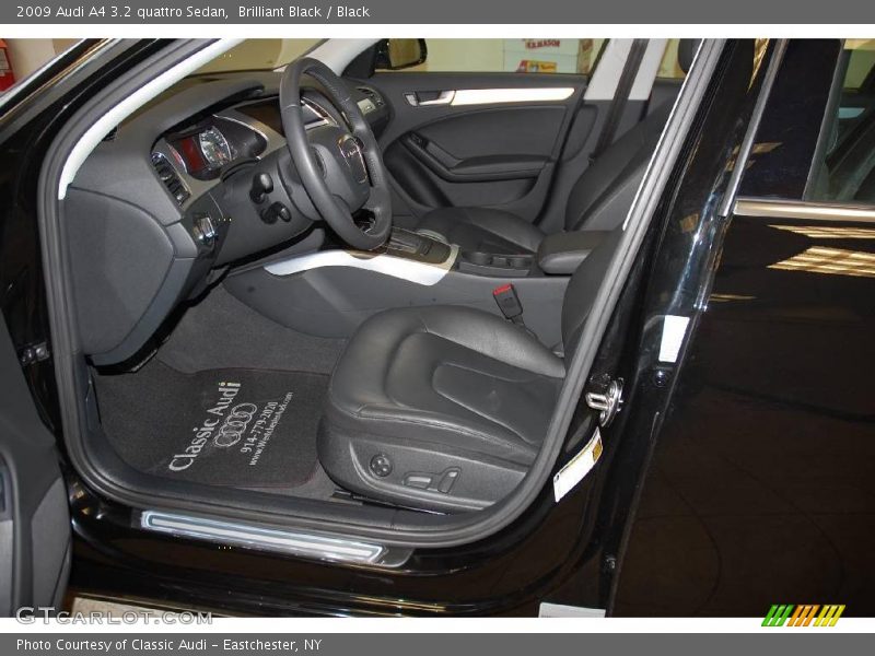 Brilliant Black / Black 2009 Audi A4 3.2 quattro Sedan