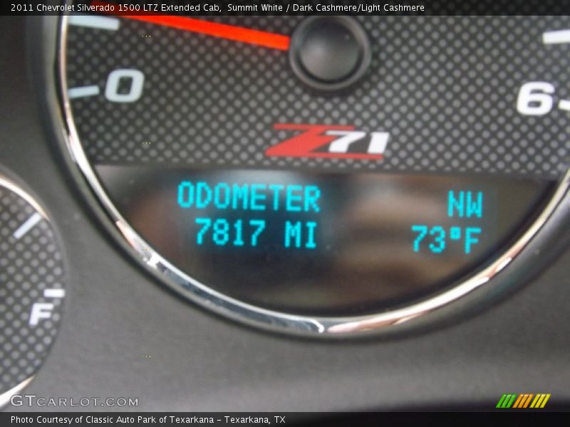 Summit White / Dark Cashmere/Light Cashmere 2011 Chevrolet Silverado 1500 LTZ Extended Cab