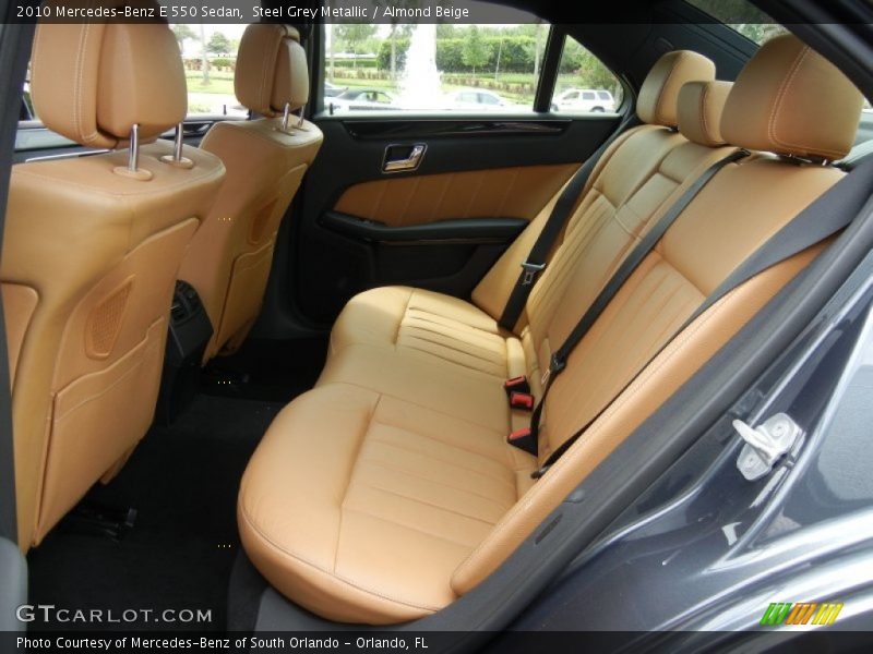 Steel Grey Metallic / Almond Beige 2010 Mercedes-Benz E 550 Sedan