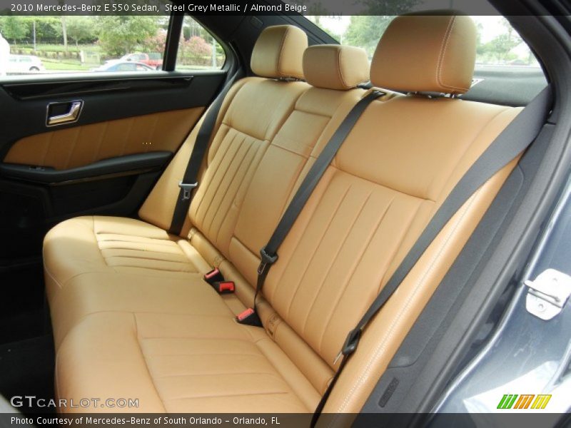 Steel Grey Metallic / Almond Beige 2010 Mercedes-Benz E 550 Sedan