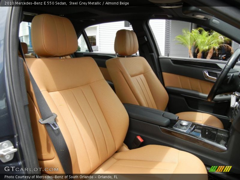 Steel Grey Metallic / Almond Beige 2010 Mercedes-Benz E 550 Sedan