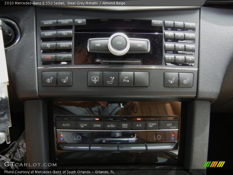 Steel Grey Metallic / Almond Beige 2010 Mercedes-Benz E 550 Sedan