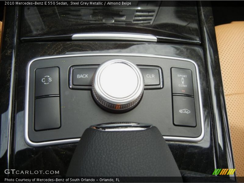 Steel Grey Metallic / Almond Beige 2010 Mercedes-Benz E 550 Sedan