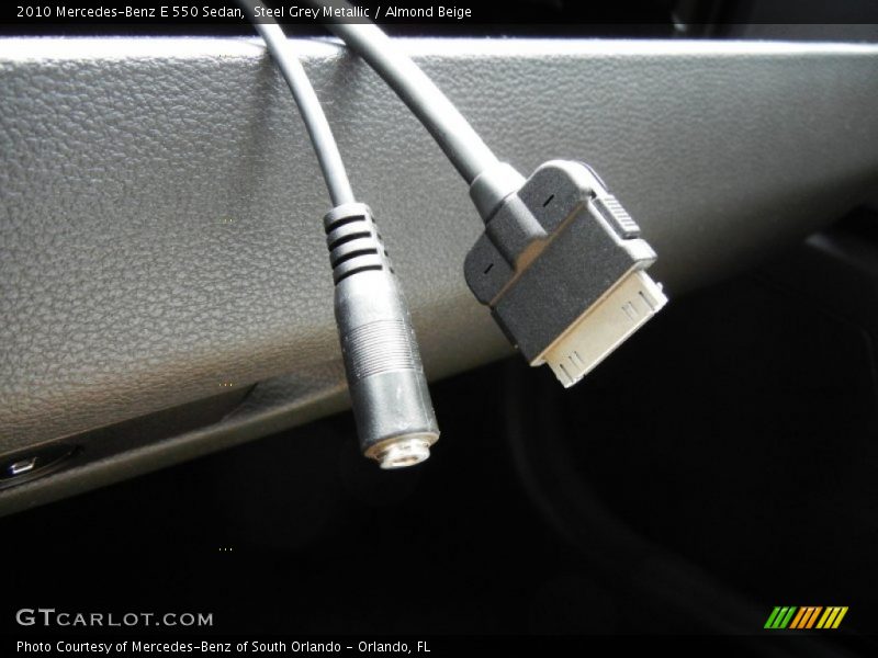Steel Grey Metallic / Almond Beige 2010 Mercedes-Benz E 550 Sedan