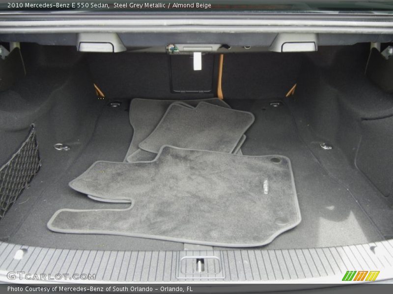 Steel Grey Metallic / Almond Beige 2010 Mercedes-Benz E 550 Sedan