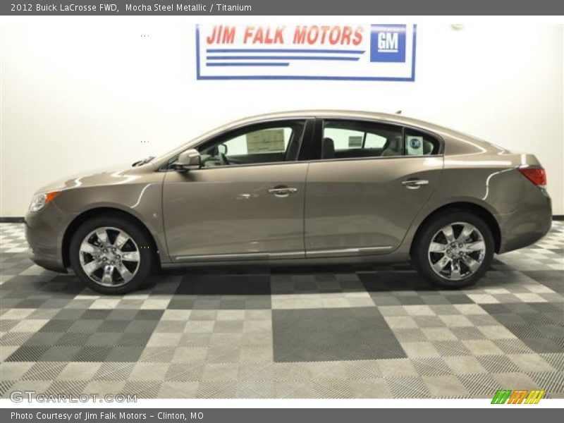 Mocha Steel Metallic / Titanium 2012 Buick LaCrosse FWD