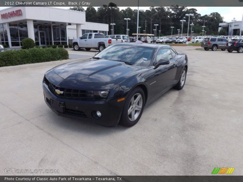 Black / Gray 2012 Chevrolet Camaro LT Coupe
