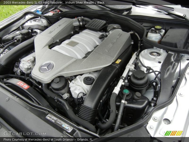  2009 SL 63 AMG Roadster Engine - 6.3 Liter AMG DOHC 32-Valve VVT V8