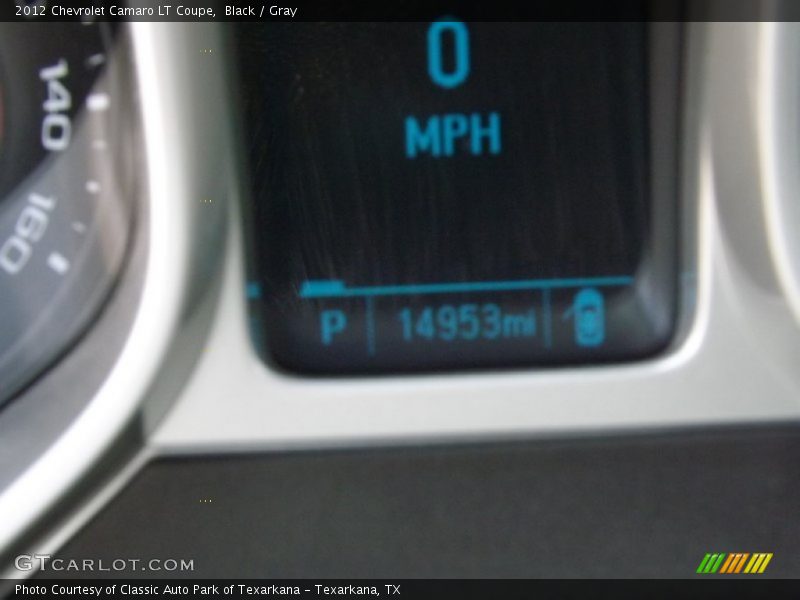 Black / Gray 2012 Chevrolet Camaro LT Coupe