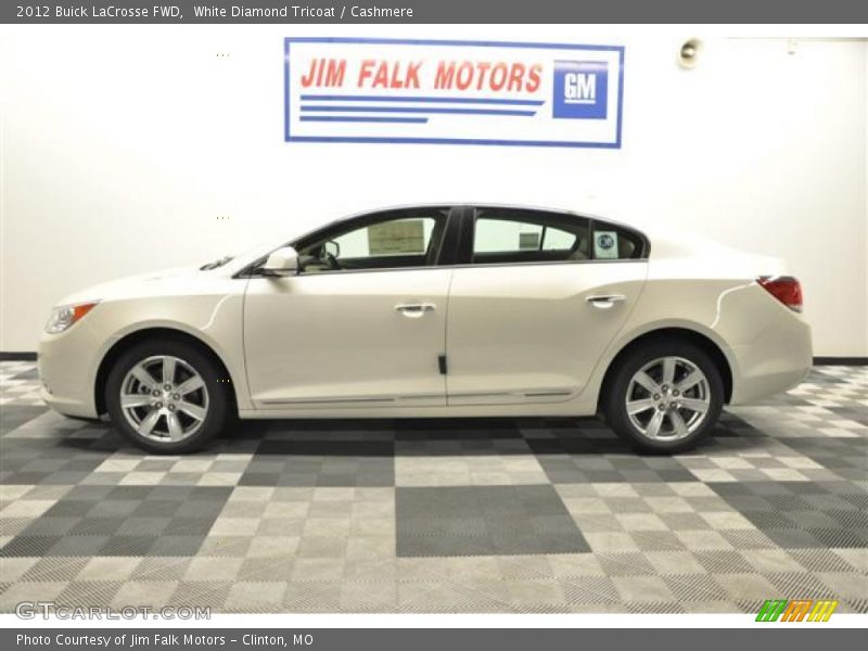 White Diamond Tricoat / Cashmere 2012 Buick LaCrosse FWD