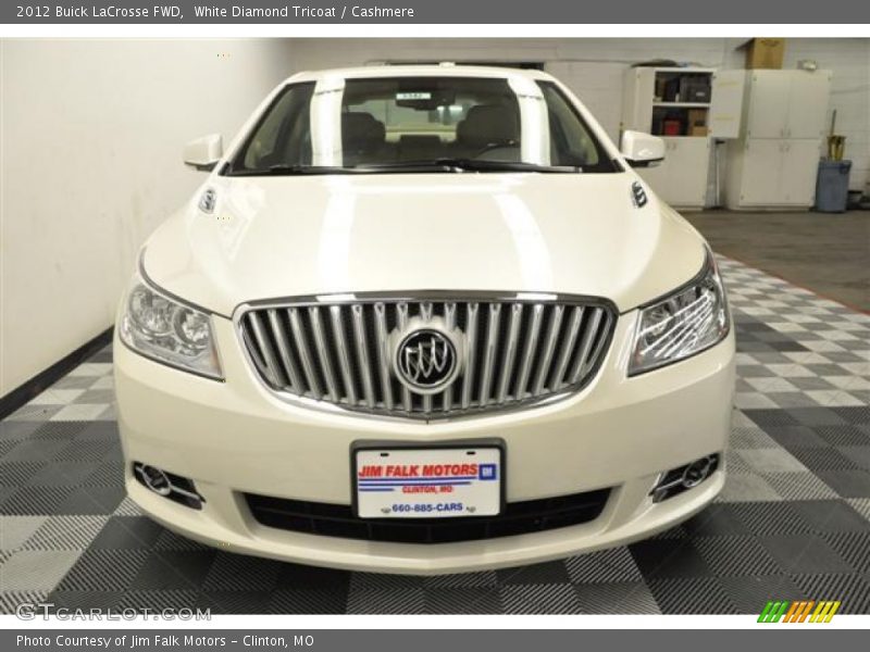 White Diamond Tricoat / Cashmere 2012 Buick LaCrosse FWD