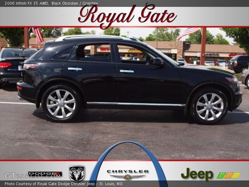 Black Obsidian / Graphite 2006 Infiniti FX 35 AWD