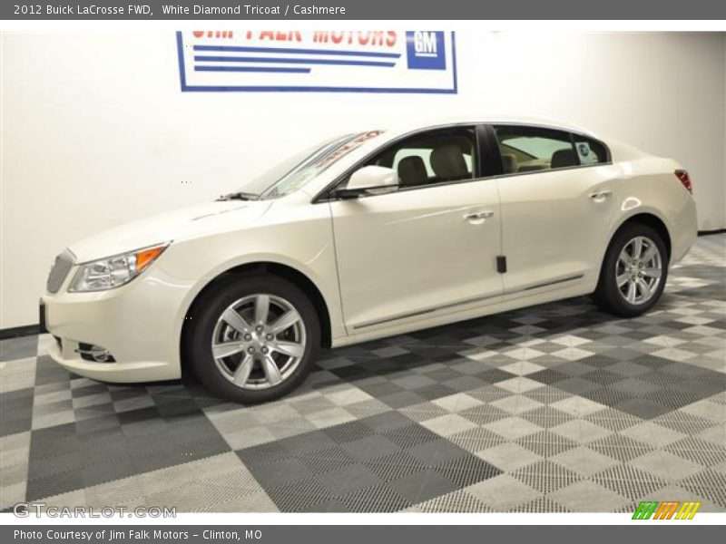 White Diamond Tricoat / Cashmere 2012 Buick LaCrosse FWD