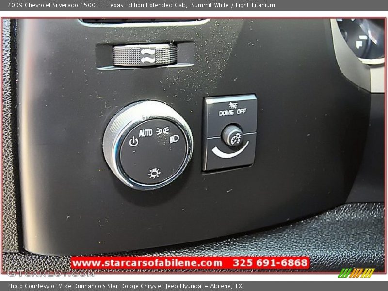 Summit White / Light Titanium 2009 Chevrolet Silverado 1500 LT Texas Edition Extended Cab