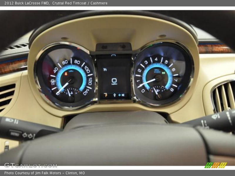 Crystal Red Tintcoat / Cashmere 2012 Buick LaCrosse FWD