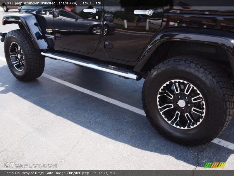 Black / Black 2011 Jeep Wrangler Unlimited Sahara 4x4