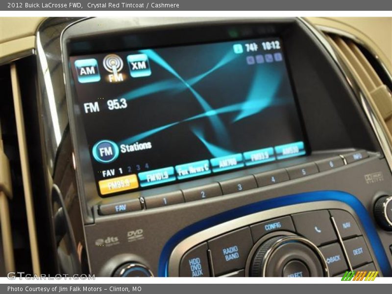 Crystal Red Tintcoat / Cashmere 2012 Buick LaCrosse FWD