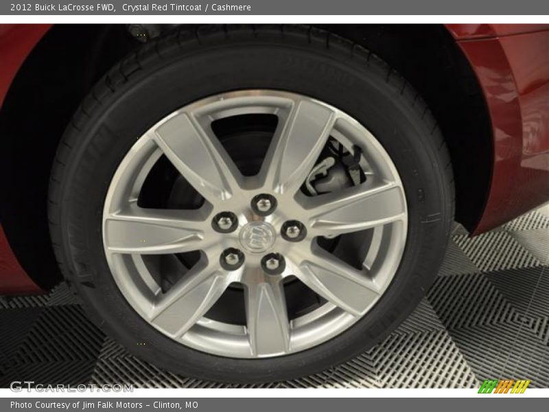 Crystal Red Tintcoat / Cashmere 2012 Buick LaCrosse FWD