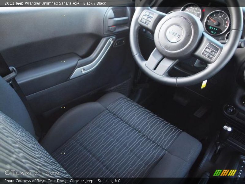 Black / Black 2011 Jeep Wrangler Unlimited Sahara 4x4