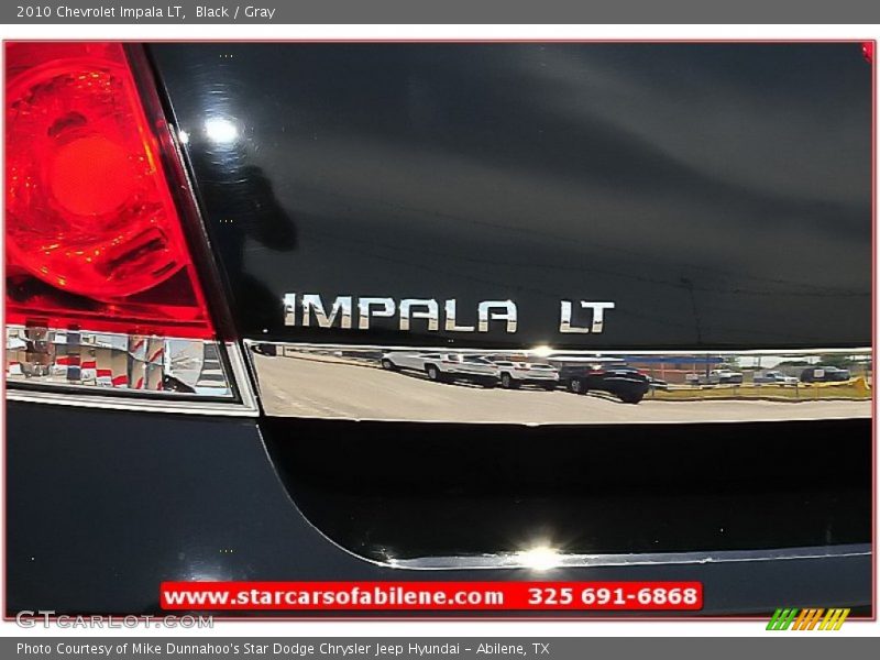 Black / Gray 2010 Chevrolet Impala LT
