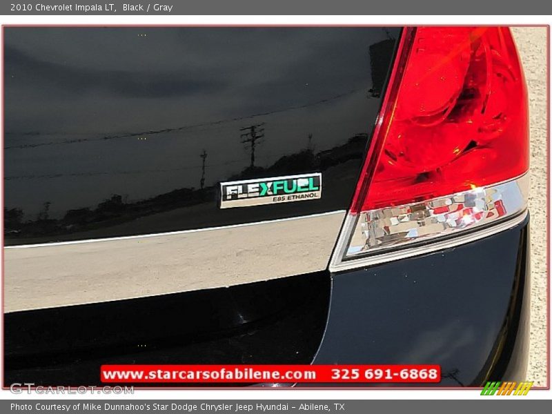 Black / Gray 2010 Chevrolet Impala LT