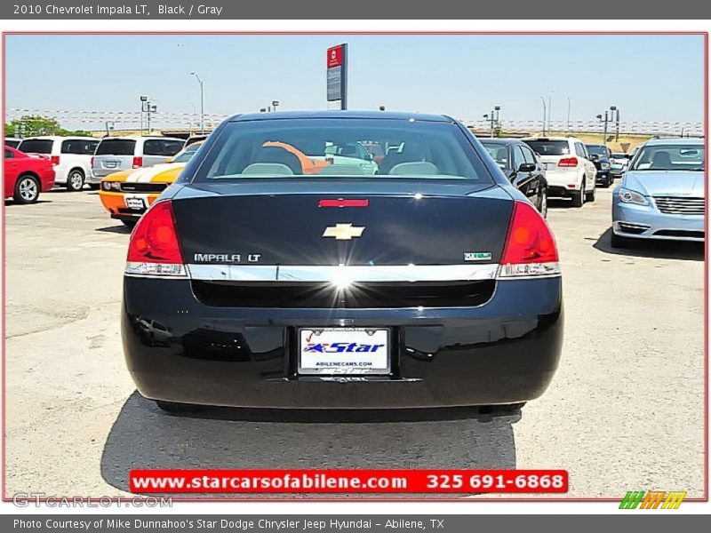 Black / Gray 2010 Chevrolet Impala LT